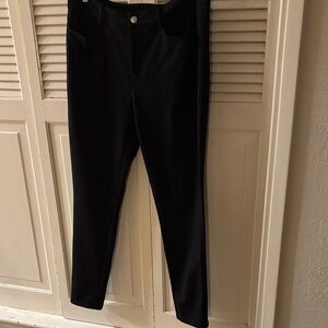 MICHAEL Michael Kors Black Stretch Pants Size 8 Classic Business Casual